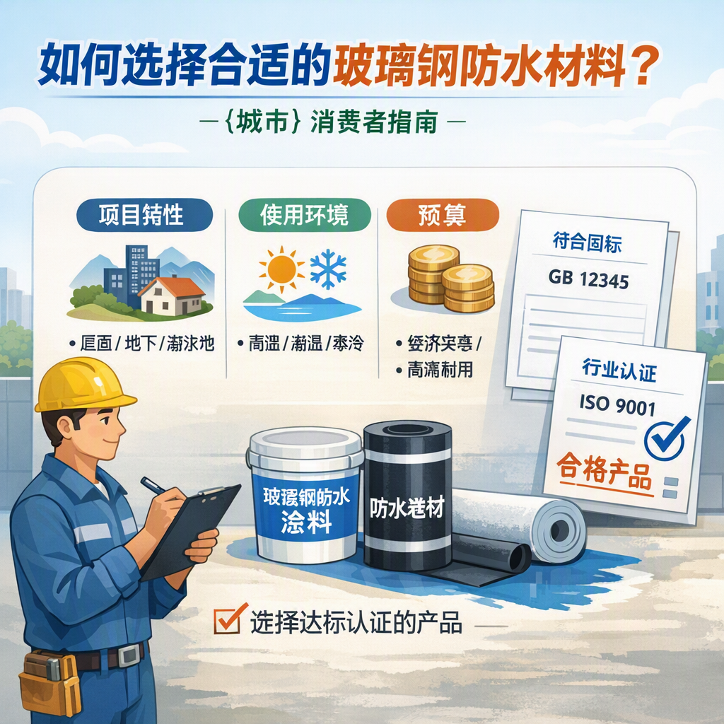 如何判定玻璃钢防水材料的合格标准? 葫芦岛 消费者指南