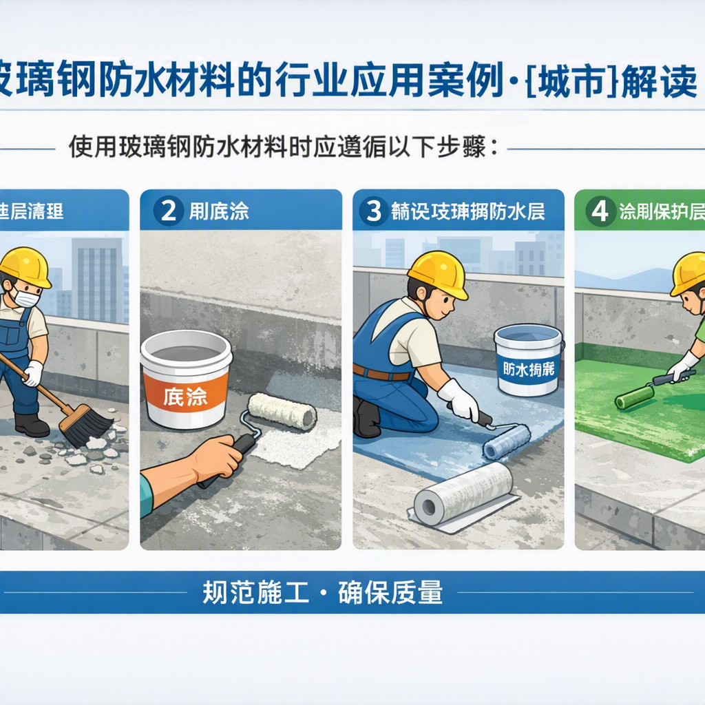 玻璃钢防水材料的行业应用案例，葫芦岛解读