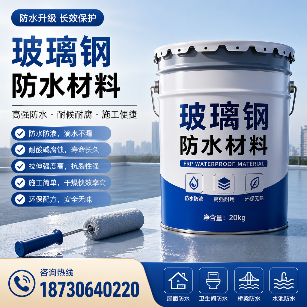 专家解析：玻璃钢防水材料的市场前景分析在 葫芦岛