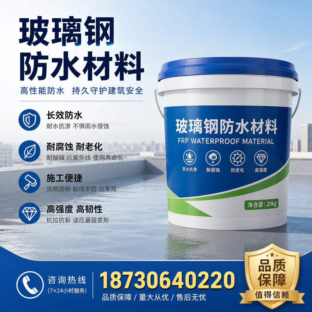专家解析：玻璃钢防水材料的市场前景分析在 葫芦岛